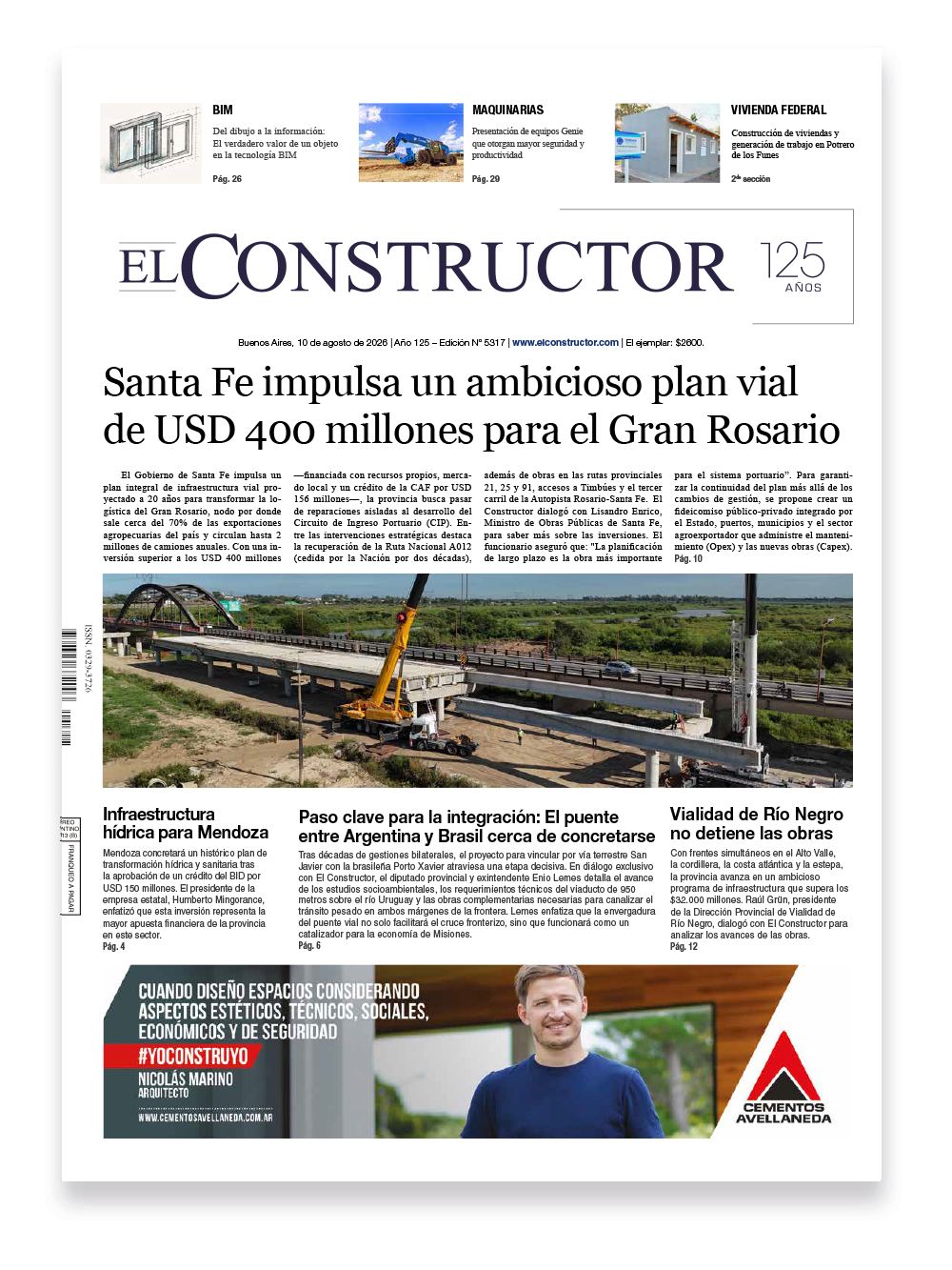 Tapa de El Constructor
